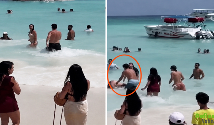 Turizm Cennetinde Dehşet! Plaj Ortasında İki Kadına Saldırı Kamerada