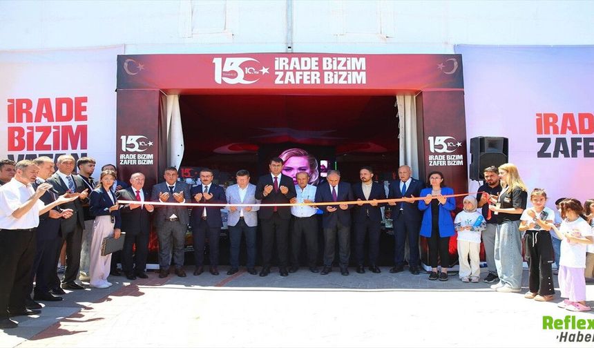 Uşak'ta 15 Temmuz Anma Çadırı Açıldı! Milli Birlik Ruhunu Yaşatacak