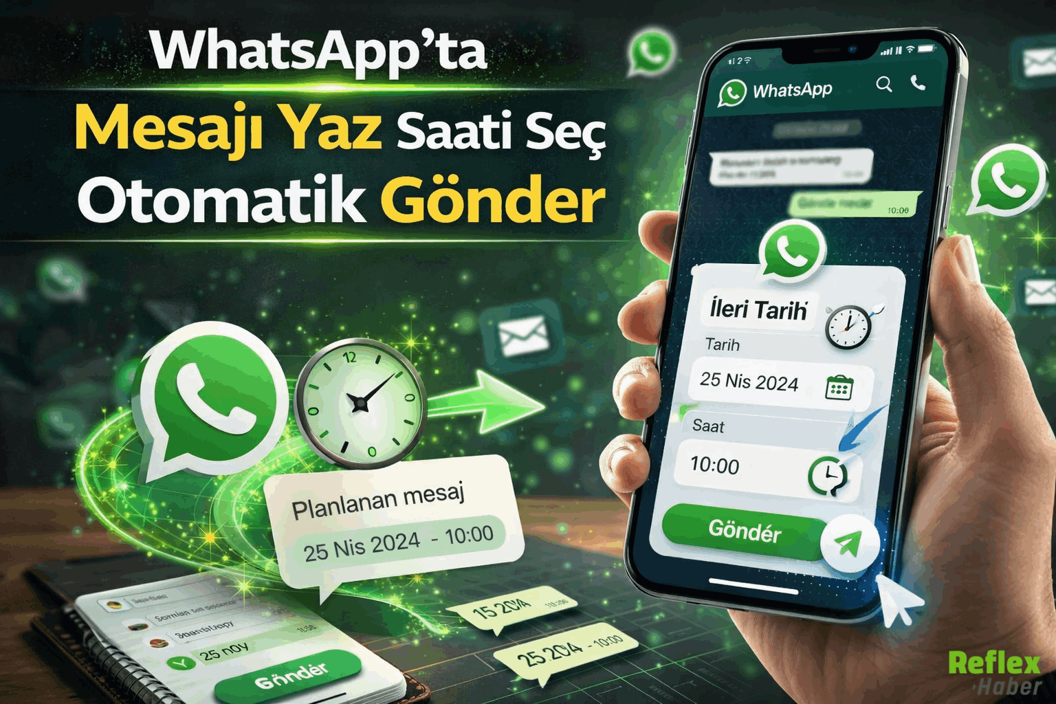 Whatsapp’ta Yeni Dönem Mesajı Yaz Saati Seç Otomatik Gönder