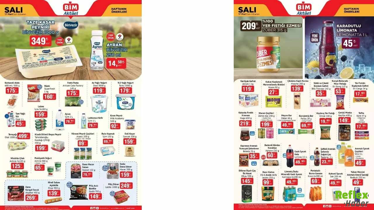 Bi̇m Aktüel Ürünler 18 Mart