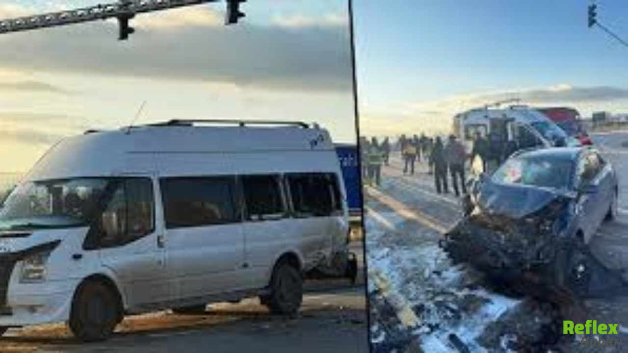 Diyarbakır’da Can Pazarı Öğrenci Servisiyle Otomobil Çarpıştı 13 Yaralı-1