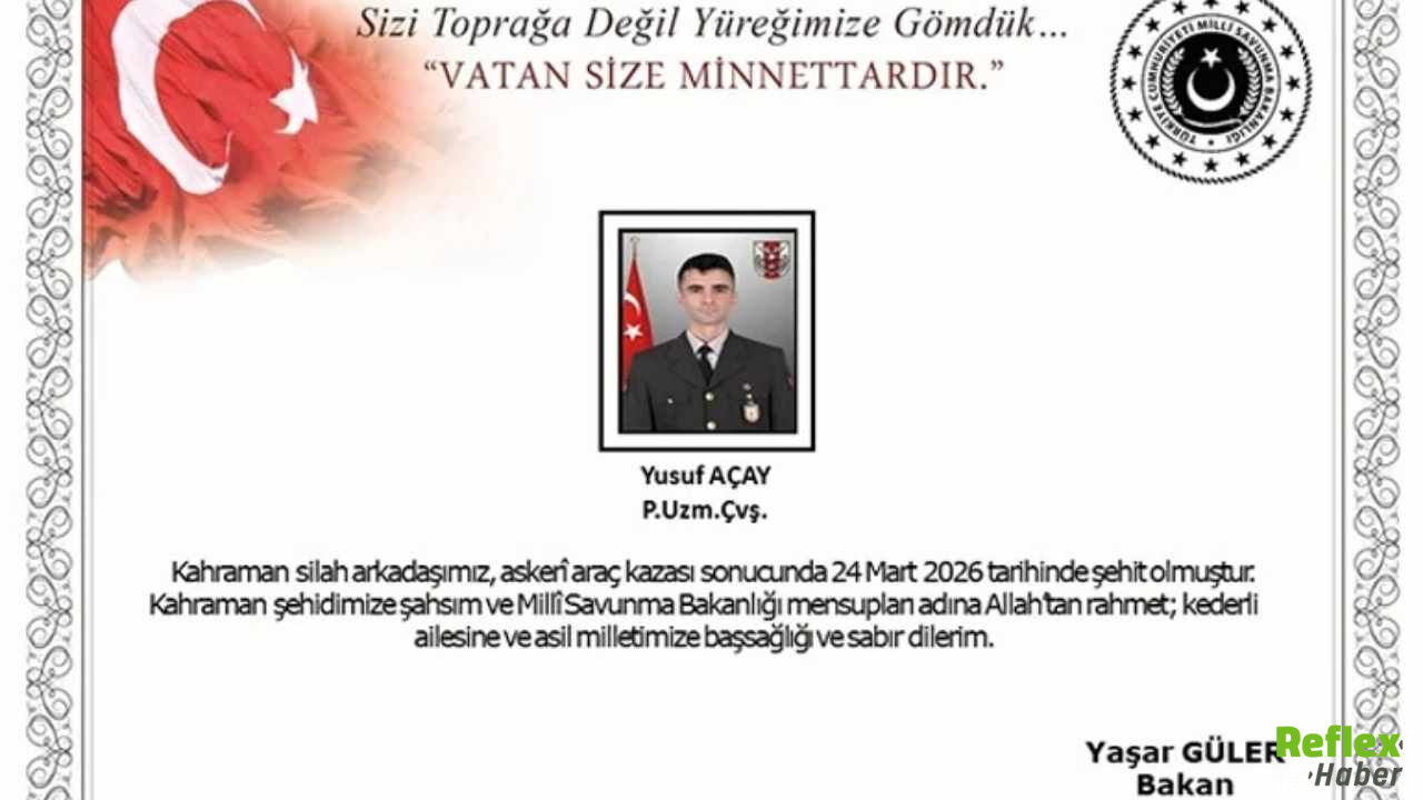 Doğubeyazıt’ta Kahreden Kaza Mehmetçik Yusuf Açay Şehit Oldu-1