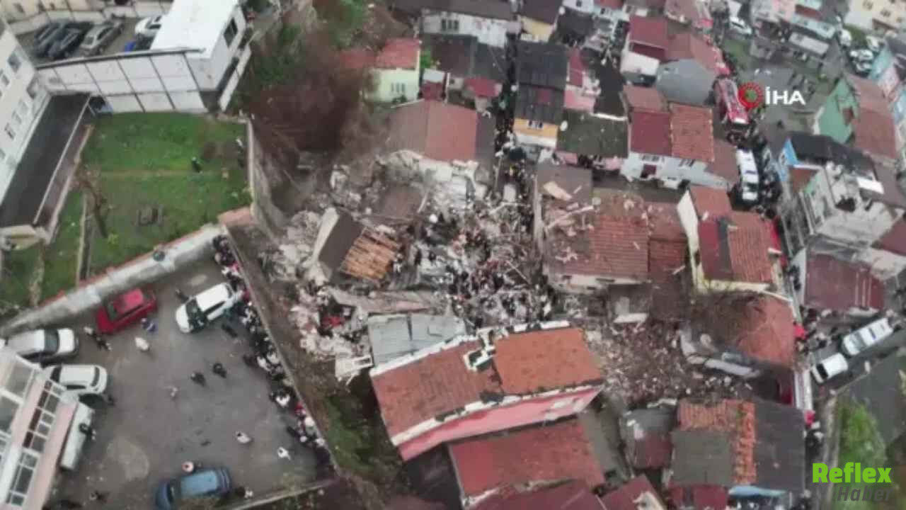 İstanbul Fatih’te İki Bina Çöktü! Ö3