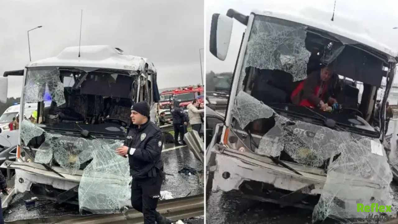 Kuzey Marmara Otoyolu’nda Zincirleme Kaza-1