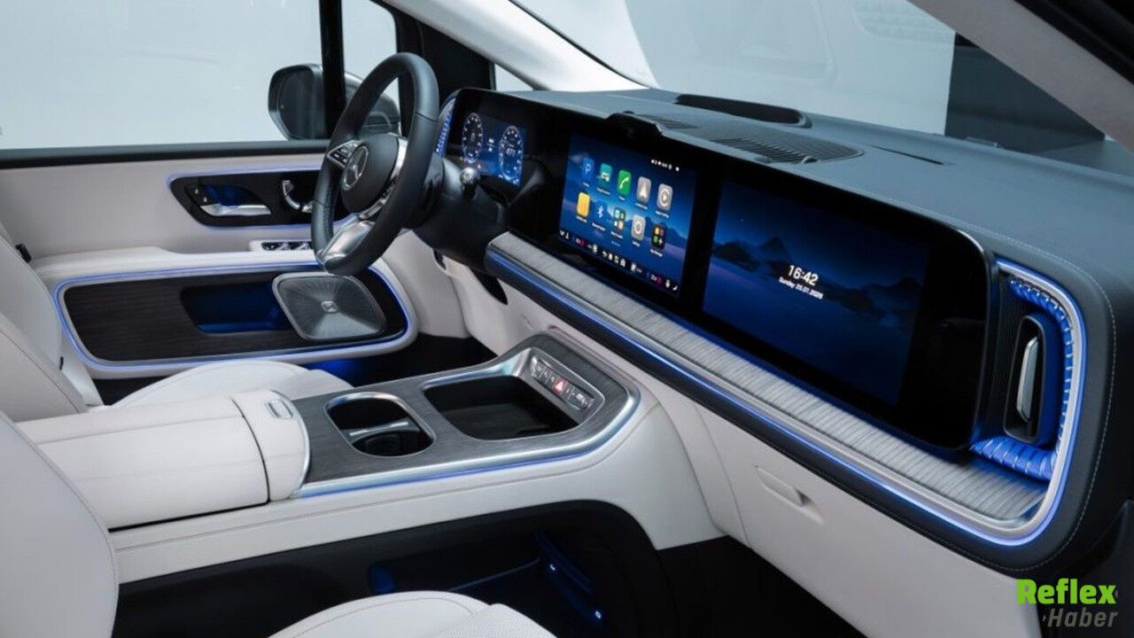 Mercedes Benz Vle Tanıtıldı 8 Kişilik Elektrikli Lüks Van 700 Km Menzil Sunuyorr