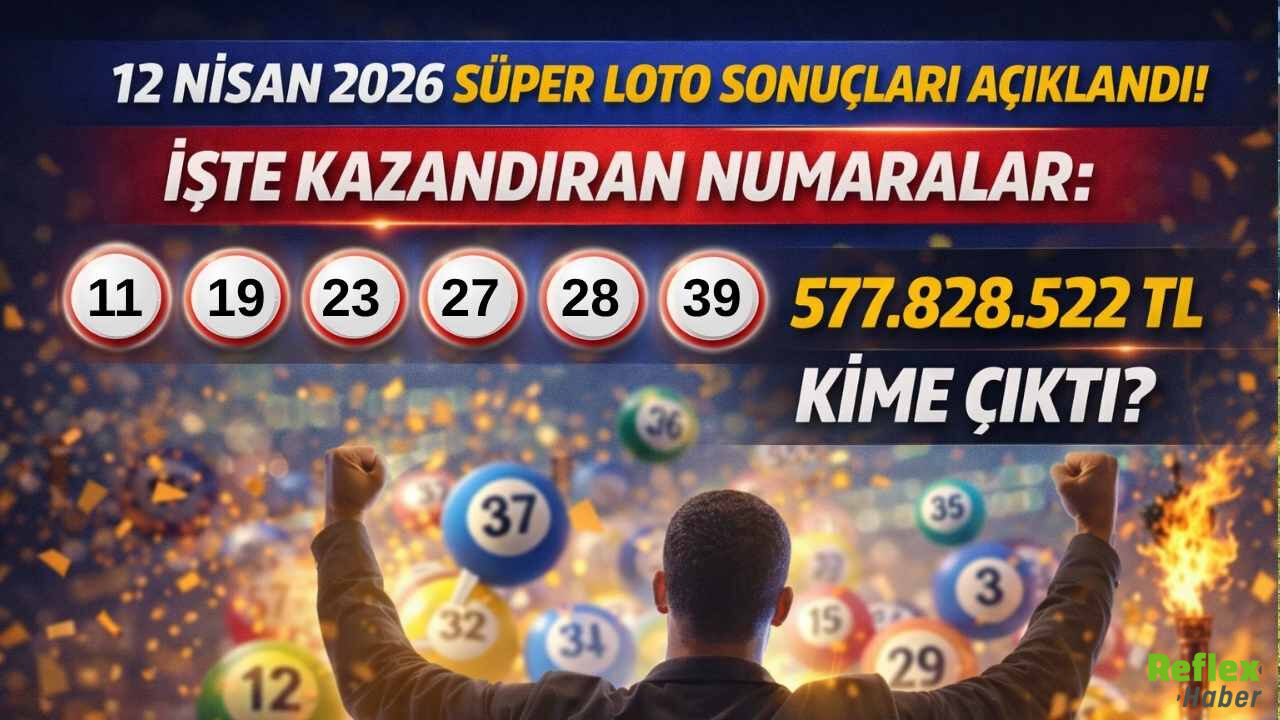 12 Nisan 2026 Süper Loto Sonuçları