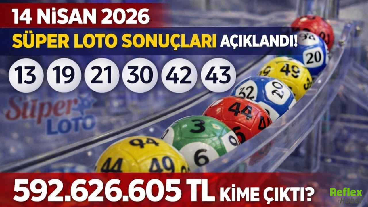 14 Nisan 2026 Süper Loto Sonuçları Açıklandı