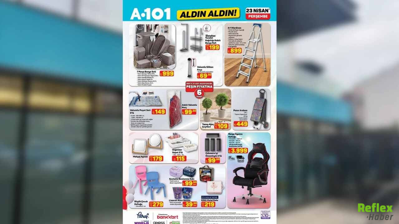 23 Nisan A101 Aktüel Ürünler Kataloğu