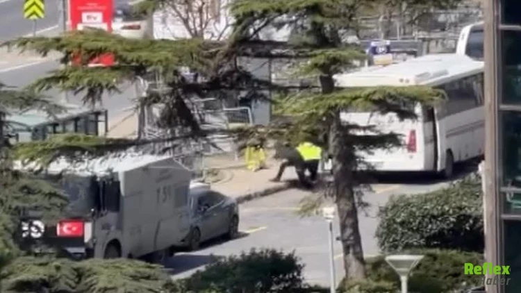 Beşiktaş’ta Korku Dolu Anlar Konsolosluk Önünde Silahlar Patladı