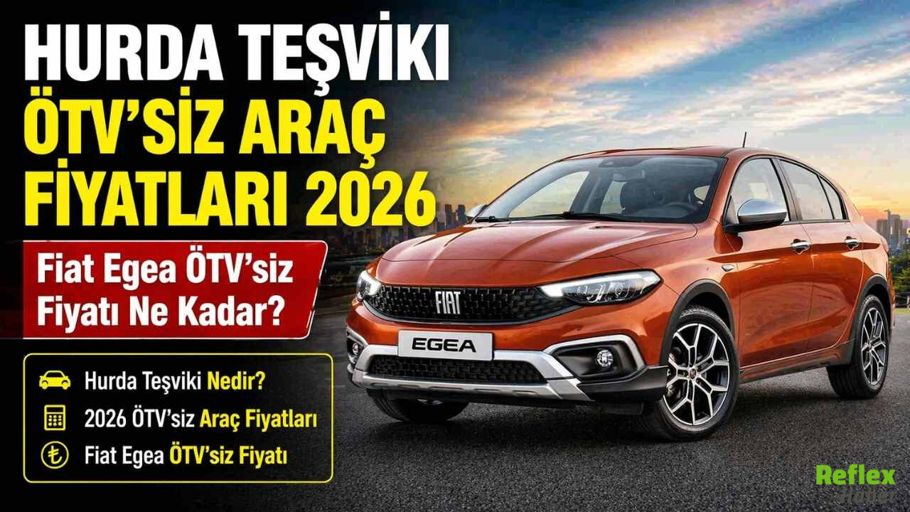 Hurda Teşviki Ve Ötv’siz Araçta 2026 Tablosu Fiat Egea Fiyatı Ne Kadar