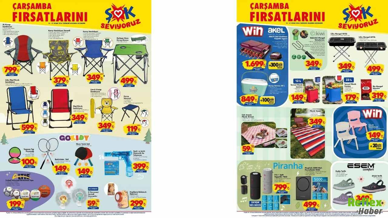 Şok 15 Nisan 2026 Aktüel Ürünler Kataloğu