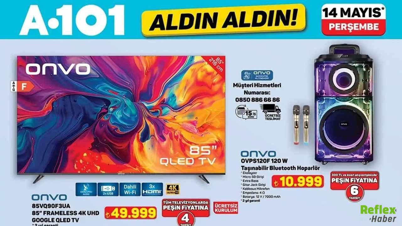 A101 14 Mayıs 2026 Aktüel Ürünler Kataloğu Raflarda