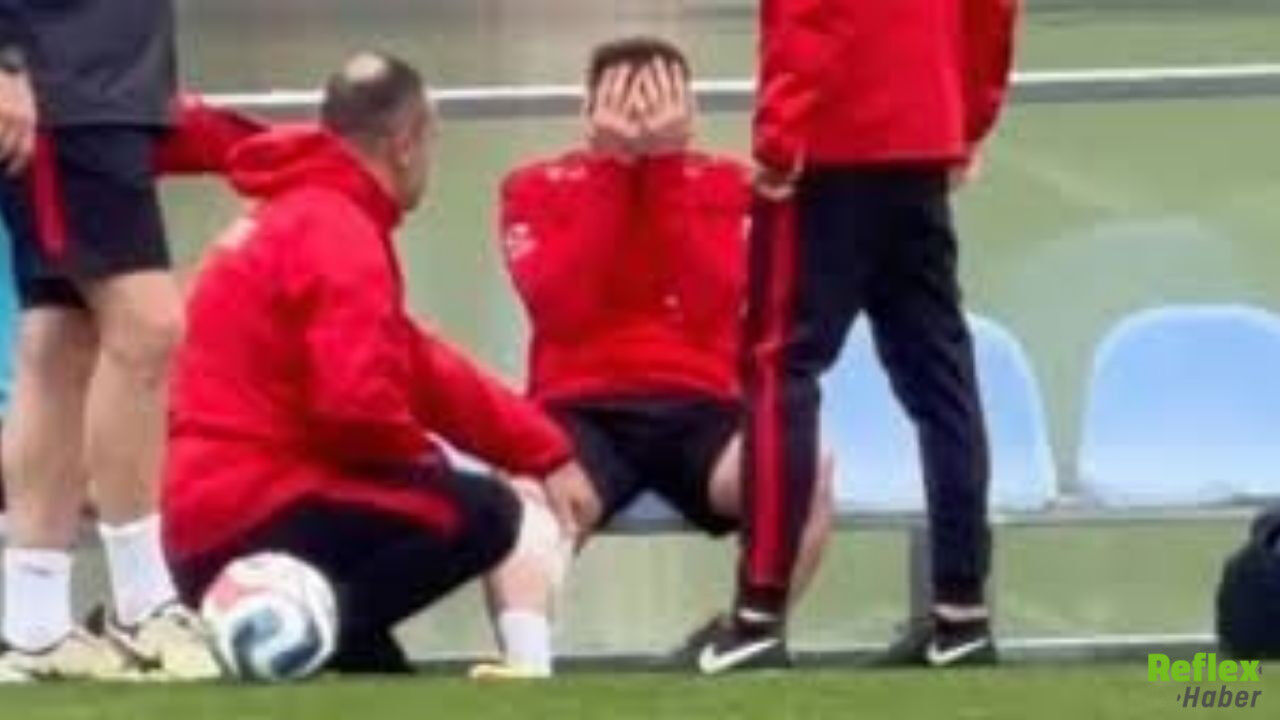 Kerem Aktürkoğlu Milli Takım Antrenmanında Sakatlandı-1