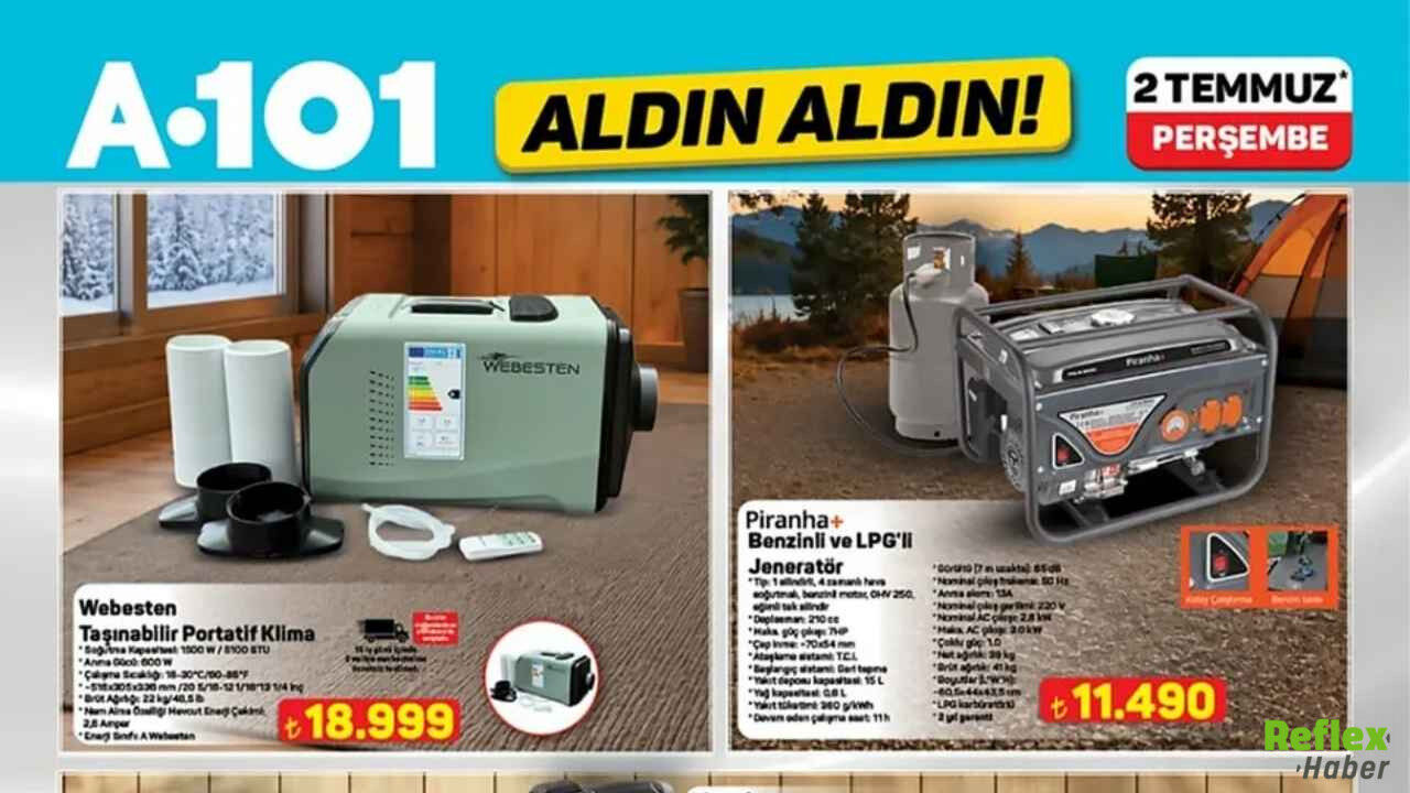 A101 2 Temmuz 2026 Aktüel Ürünler Kataloğu Yayınlandı