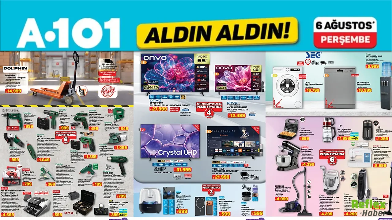 A101 6 Ağustos 2026 Kataloğunda Neler Yer Aldığı Kesinleşti