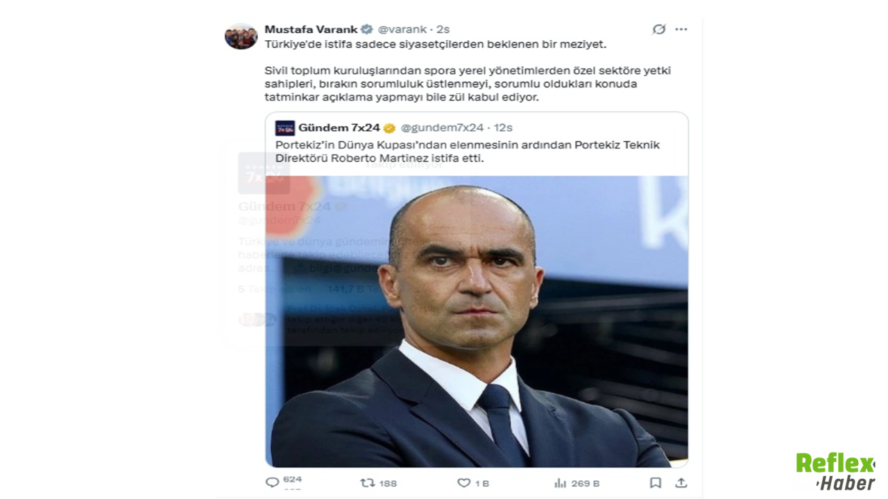 Ak Partili Mustafa Varank'tan Tff Başkanı Ve Montella'ya İstifa Çağrısı1