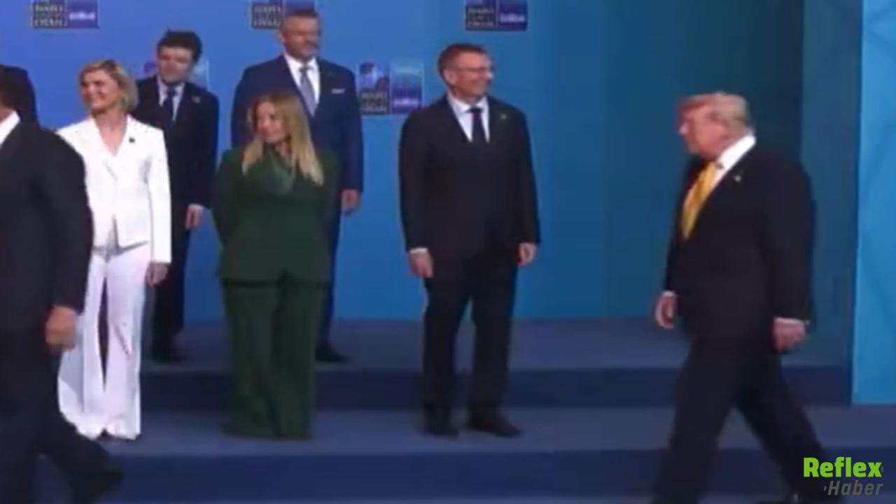 Nato Zirvesinde Dikkat Çeken An! Meloni, Trump Gelince Başını Çevirdi1-2