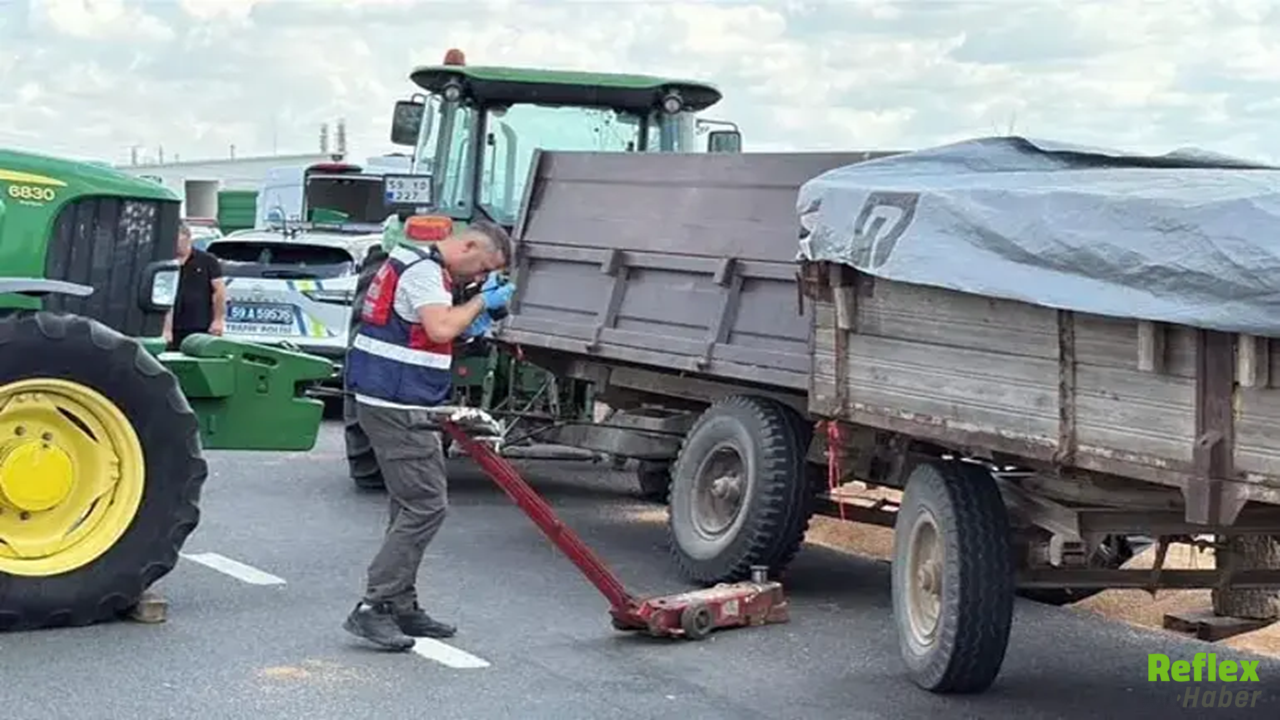 Patlayan Lastiği Değiştirmek İsterken Canından Oldu!1