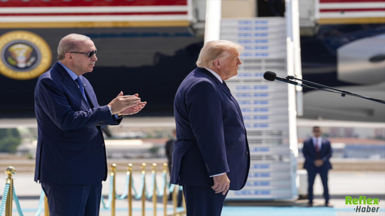 Trump'ın Ankara'daki İlk Mesajı Gündem Oldu! Uçağını Göstererek Anlattı2