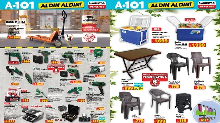 A101 Aktüel Ürünler Indirim Kataloğu 3 Ağustos